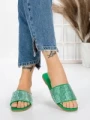 Papuci Dama cu Talpa Joasa 3AQ18 GREEN | MEI