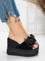 Papuci Dama cu Platforma 3AW326 BLACK | MEI
