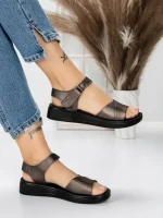Sandale Dama cu Talpa Joasa 5XJ56 GUNCOLOR | MEI
