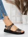 Sandale Dama cu Talpa Joasa 5XJ56 GUNCOLOR | MEI