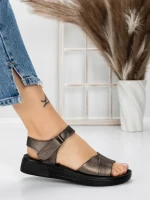 Sandale Dama cu Talpa Joasa 5XJ56 GUNCOLOR | MEI