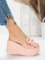 Papuci Dama cu Platforma 5WL8 PINK | MEI
