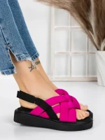 Sandale Dama cu Talpa Joasa 5H17 ROSE | MEI