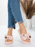 Papuci Dama cu Talpa Joasa 5WL21 PINK | MEI