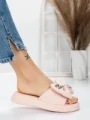 Papuci Dama cu Talpa Joasa 5WL21 PINK | MEI
