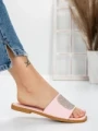Papuci Dama cu Talpa Joasa 3AW308 PINK | MEI