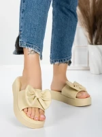 Papuci Dama cu Talpa Joasa 3AW319 CYAN | MEI