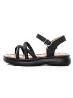 Sandale Dama din piele naturala 802 BLACK | FORMAZIONE