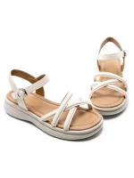 Sandale Dama din piele naturala 802 BEIGE | FORMAZIONE