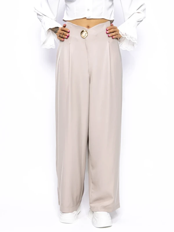 Pantaloni Dama P80170 BEJ | KIKIRIKI