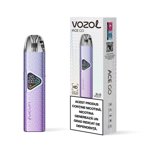 Punjiva elektronska nargila KIT ACE GO POD BLUE VIOLET | VOZOL