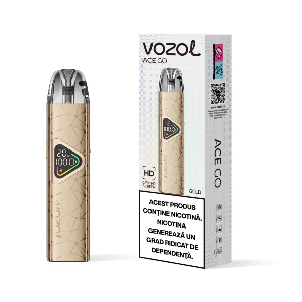Punjiva elektronska nargila KIT ACE GO POD GOLD | VOZOL