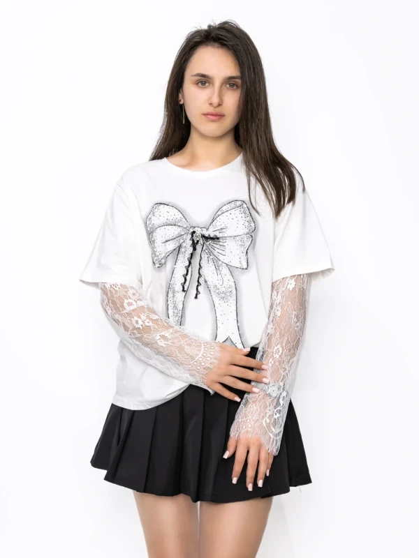 Bluza Dama JMC20311 ALB | KIKIRIKI