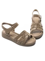 Sandale Dama din piele naturala KM8282 APRICOT | FORMAZIONE