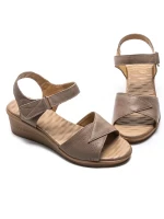 Sandale Dama din piele naturala 22002S GREY | FORMAZIONE