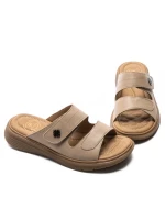 Papuci Dama din piele naturala 33173 APRICOT | FORMAZIONE