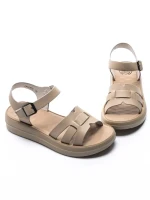 Sandale Dama din piele naturala 246615T APRICOT | FORMAZIONE