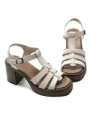 Sandale Dama din piele naturala TP1007-2 CREAM | FORMAZIONE
