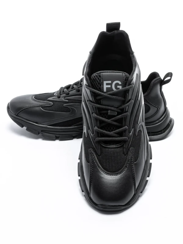 Pantofi Sport Barbati 9517 Negru-Gri (M38) Mels