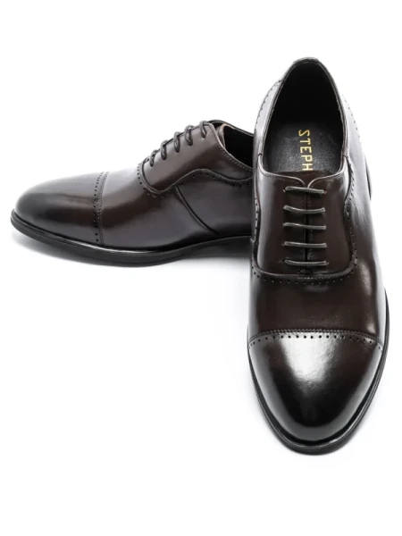 Pantofi Barbati F066-023 Coffee (C26) Stephano