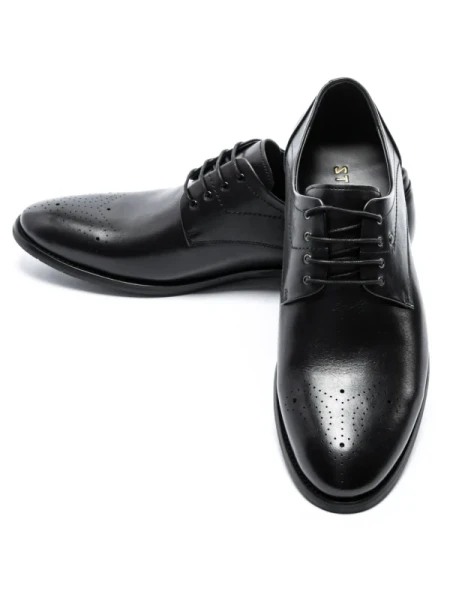 Pantofi Barbati din piele naturala Y006A-26F Negru (B22) Stephano