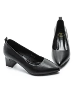 Pantofi cu Toc gros 267678 Negru | Formazione