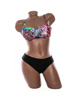 Costum de baie dama F662 ROSU-VERDE | MEINA