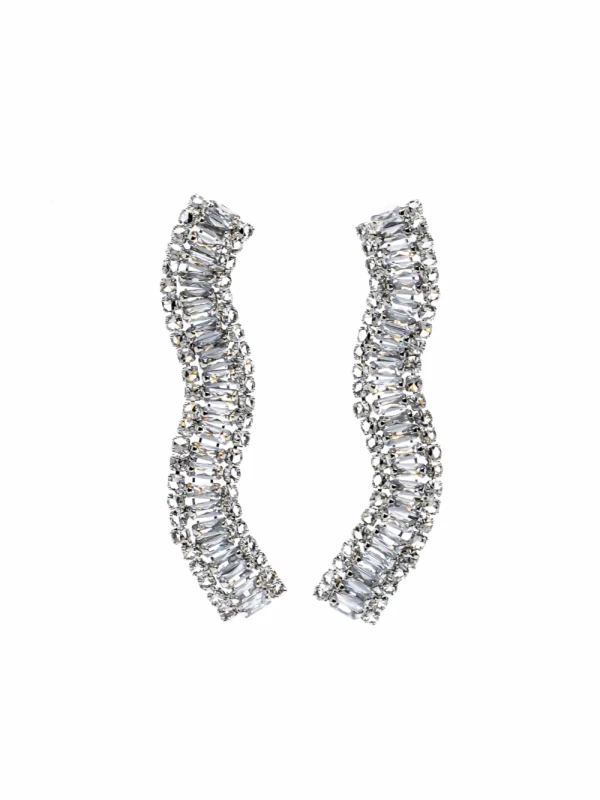 Set Colier + Cercei CLR009 ARGINTIU | MEI