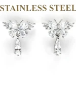 Set Colier + Cercei CLR002 ARGINTIU | MEI