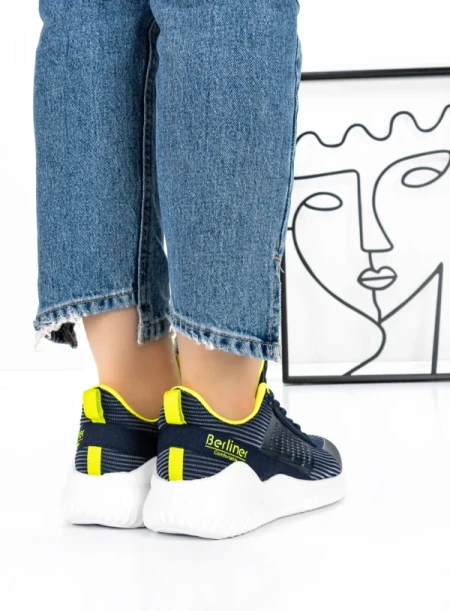 Sneakers Dama CS-B0603 DARK BLUE | BERLINER