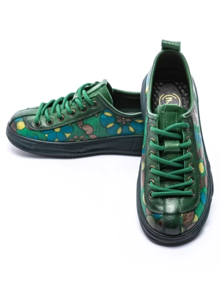 Pantofi Casual Dama 7866 Verde Formazione
