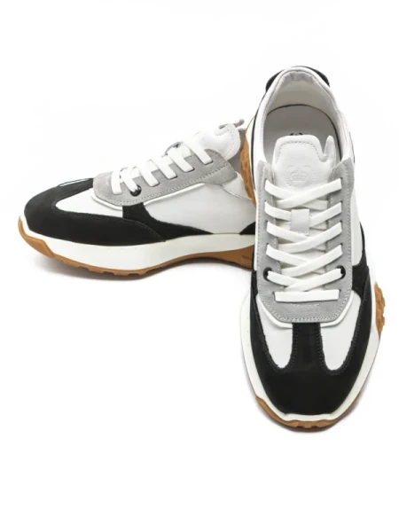 Pantofi Sport Barbati 8606 Alb-Negru Franco Gerardo