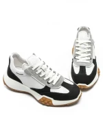 Pantofi Sport Barbati 8606 Alb-Negru Franco Gerardo