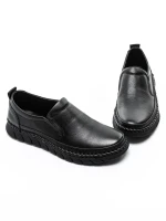 Pantofi Barbati din piele naturala HT8215 Negru (L16) Mels