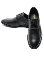 Pantofi Barbati din piele naturala K3505 Black (M44) Stephano