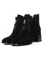 Botine Dama cu toc gros K5375-3178C Negru Jose Simon