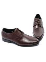 Pantofi Barbati din piele naturala QF576-K51 Red (M45) Stephano