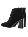 Botine Dama cu toc gros M01-01A Negru Jose Simon