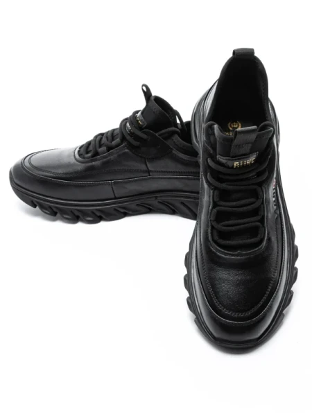 Pantofi Sport Barbati din piele naturala M01902 Negru (L10) Franco Gerardo