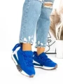 Pantofi Sport Dama din piele naturala 5WZ15 SAPPHIRE BLUE | PANTOFUL