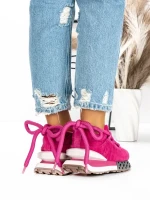 Pantofi Sport Dama din piele naturala 5WZ15 ROSEO | PANTOFUL