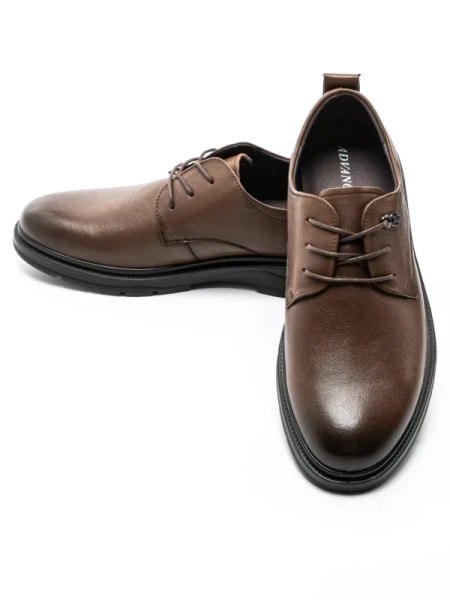 Pantofi Casual Barbati din piele naturala 91817 BROWN | ADVANCER
