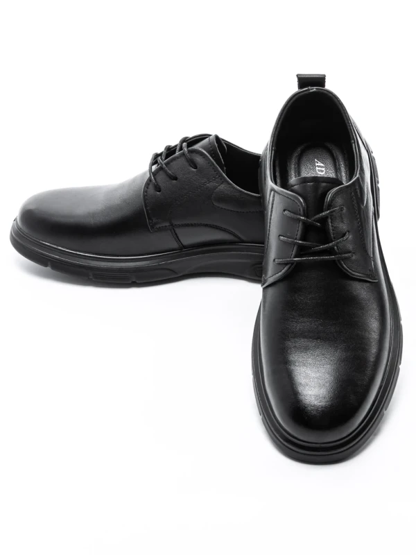 Pantofi Casual Barbati din piele naturala W25506 BLACK | ADVANCER