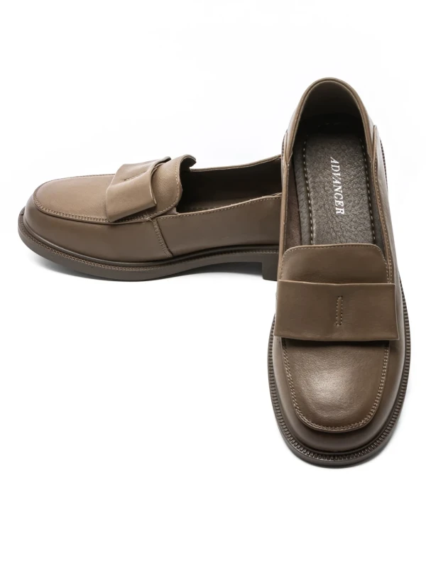 Pantofi Casual Dama din piele naturala 5226502 KHAKI | ADVANCER