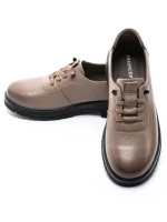 Pantofi Casual Dama din piele naturala N725 APRICOT | ADVANCER