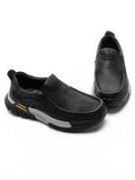 Mocasini Barbati din piele naturala 23556 BLACK | ADVANCER
