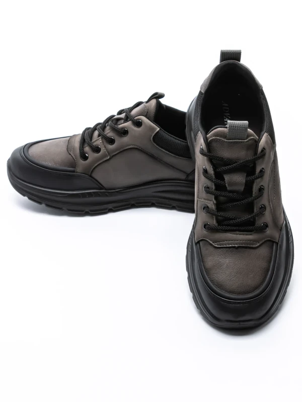 Pantofi Sport Barbati din piele naturala 52701 GREY | ADVANCER