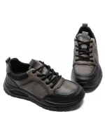 Pantofi Sport Barbati din piele naturala 52701 GREY | ADVANCER