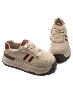 Pantofi Sport Dama din piele naturala Y6306 APRICOT | ADVANCER