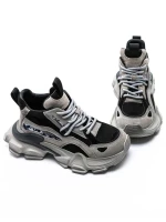 Pantofi Sport Dama din piele naturala Y5797-1 BLACK-GREY | ADVANCER